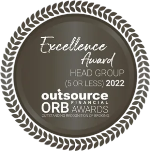 Excellence Award — Outsource Financial ORB Awards Head Group 2022