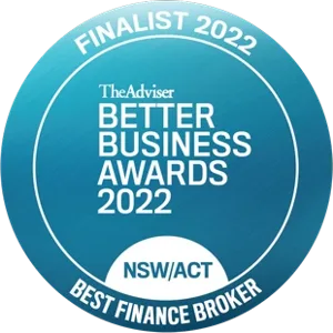 Finalist 2022 — Better Business Awards NSW/ACT Best Finance Broker